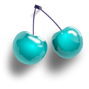 download Cherries clipart image with 180 hue color