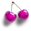 download Cherries clipart image with 315 hue color