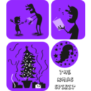 download Xmas Spirit clipart image with 270 hue color