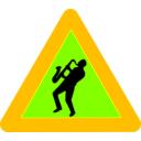 download Caution Jazz clipart image with 45 hue color