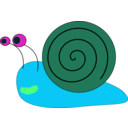 download Snail clipart image with 135 hue color