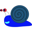 download Snail clipart image with 180 hue color