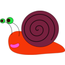 download Snail clipart image with 315 hue color