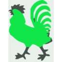 download Rooster clipart image with 135 hue color