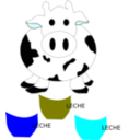 download Vaca clipart image with 180 hue color