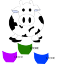 download Vaca clipart image with 225 hue color