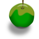 download Apple clipart image with 0 hue color