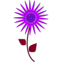 download Flower Sunflower clipart image with 225 hue color