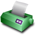 download Matrix Printer clipart image with 270 hue color