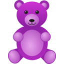 download Teddybear clipart image with 270 hue color