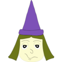 download Witch clipart image with 45 hue color