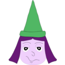 download Witch clipart image with 270 hue color