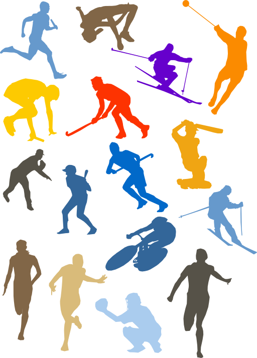 Silhouette Sport Disciplines Set