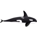 download Orca clipart image with 45 hue color