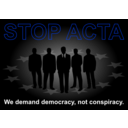 download Stop Acta clipart image with 225 hue color