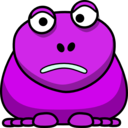 download Cartoon Frog clipart image with 180 hue color