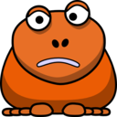 download Cartoon Frog clipart image with 270 hue color