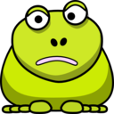 download Cartoon Frog clipart image with 315 hue color