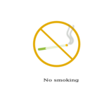 download Warning Sign No Smoking clipart image with 45 hue color