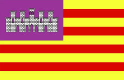 Flag Of Baleares Spain