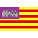 Flag Of Baleares Spain