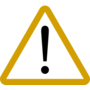 download Warning clipart image with 45 hue color