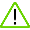 download Warning clipart image with 90 hue color