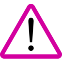 download Warning clipart image with 315 hue color