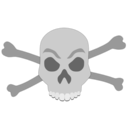 download Skull clipart image with 45 hue color