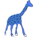 download Giraffe clipart image with 180 hue color