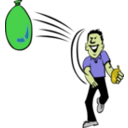 download Water Fight clipart image with 45 hue color