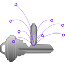 download Key Cutting clipart image with 225 hue color