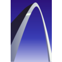 download Stainless Steel Arch clipart image with 45 hue color