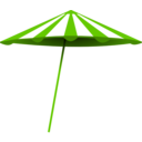 download Red White Umbrella clipart image with 90 hue color