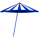 download Red White Umbrella clipart image with 225 hue color