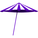 download Red White Umbrella clipart image with 270 hue color