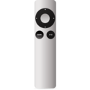 download Apple Remote Aluminum clipart image with 135 hue color