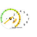download Tachometer clipart image with 45 hue color