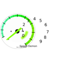 download Tachometer clipart image with 90 hue color