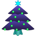 download Christmas Tree clipart image with 135 hue color