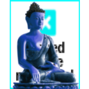 download Buddha Shakyamuni clipart image with 180 hue color