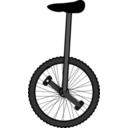 download Unicycle clipart image with 0 hue color
