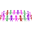 download Extended Community Circle clipart image with 270 hue color