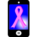 Phone With Pink Ribbon