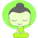 download Chibi Buddha clipart image with 45 hue color