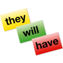Colored Word Cards Icon