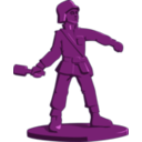 download Toy Soldier clipart image with 135 hue color