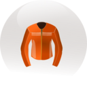 download Race Jacket Icon clipart image with 180 hue color