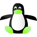 download Plush Tux clipart image with 45 hue color