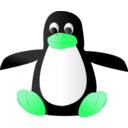 download Plush Tux clipart image with 90 hue color